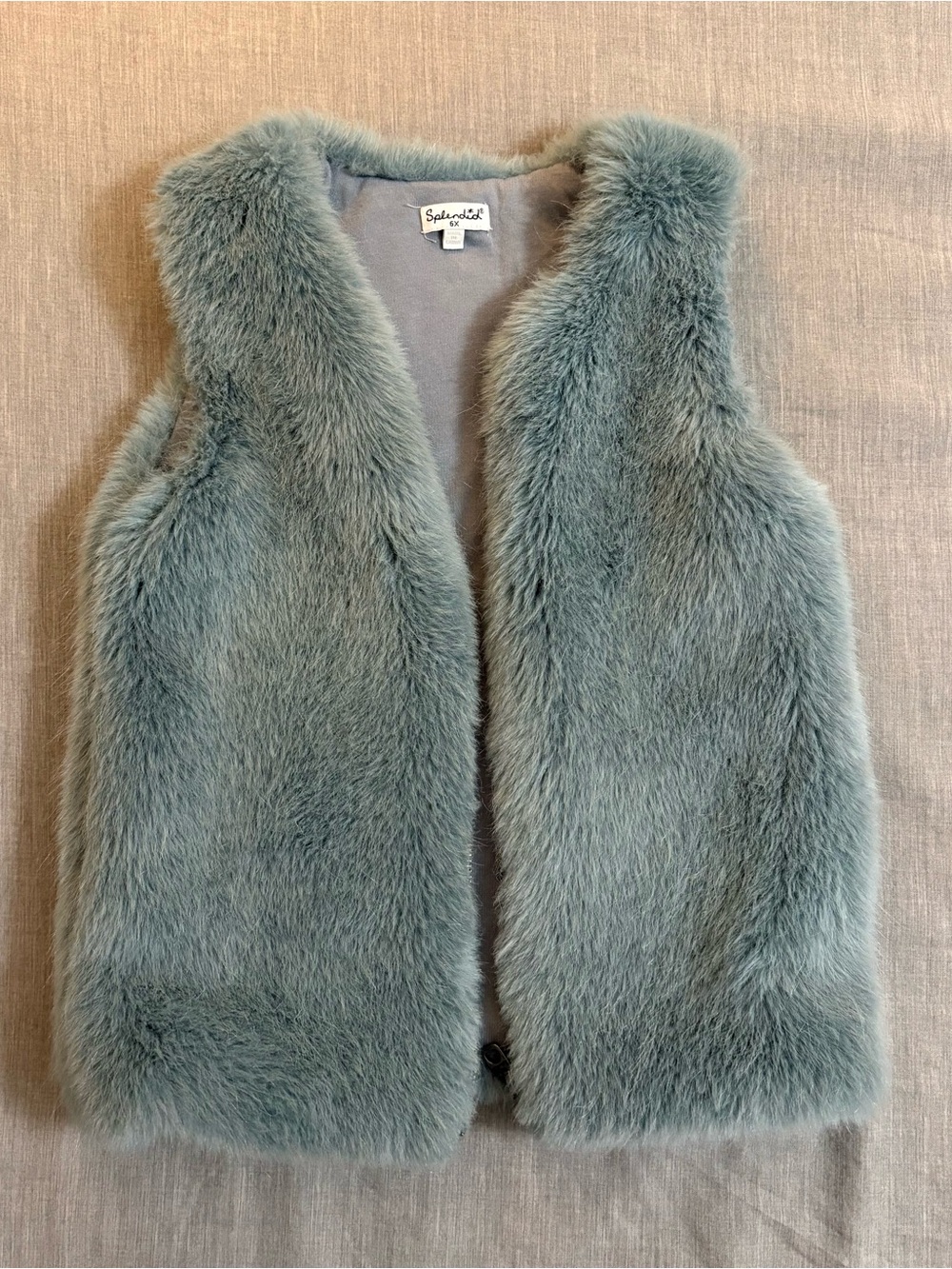Splendid Kids Faux Fur Vest size 6X